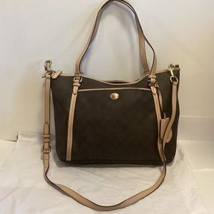 Coach monogram tote